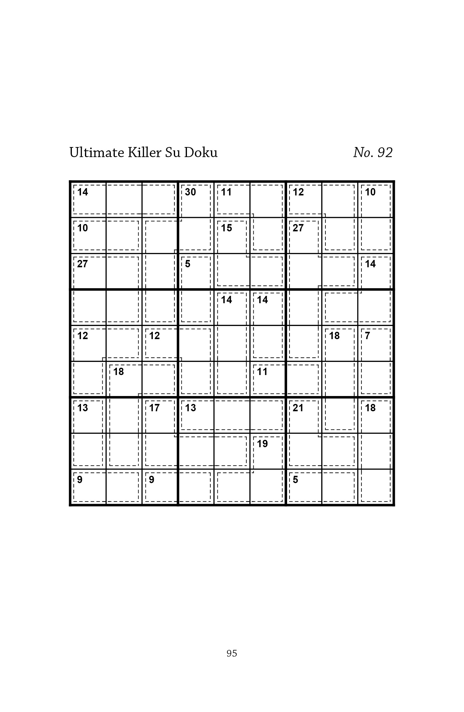 Killer Sudoku 9x9 Deluxe - Fácil ao Difícil - Volume 6 - 462 Jogos